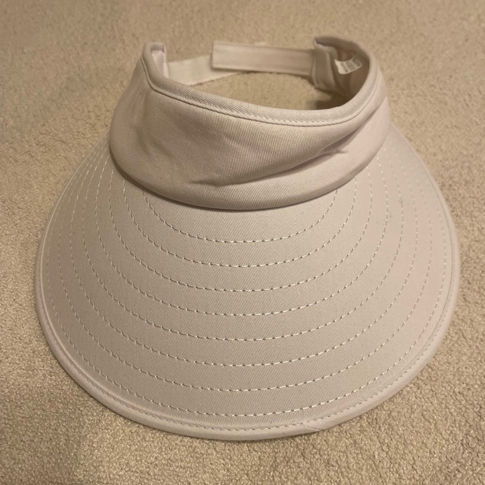 White Sun Protective Cap/Visor - Picture 3 of 7